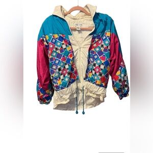 Vintage Windbreaker jacket Sunterra Petite PS